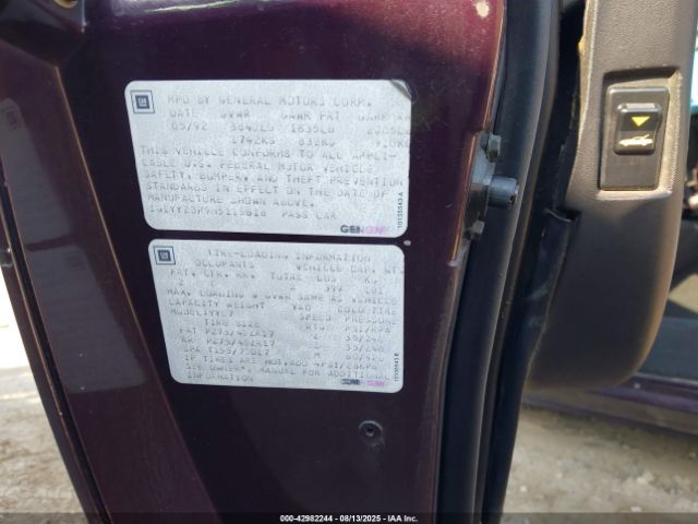 1992 CHEVROLET CORVETTE 1G1YY23P9N5115618 Photo 8