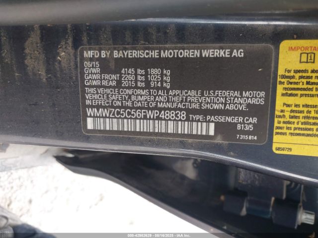 2015 MINI COUNTRYMAN WMWZC5C56FWP48838 Photo 8