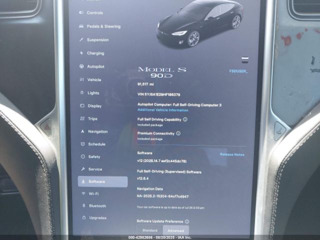 2017 TESLA MODEL S 5YJSA1E29HF186379 Photo 6