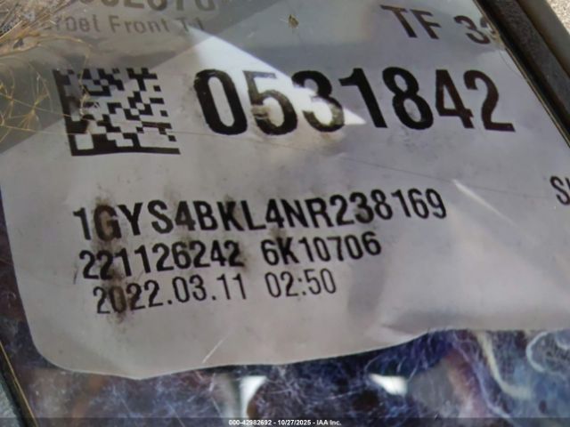 2022 CADILLAC ESCALADE 1GYS4BKL4NR238169 Photo 8