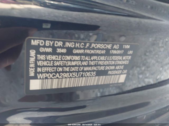 2005 PORSCHE BOXSTER WP0CA298X5U710635 Photo 8