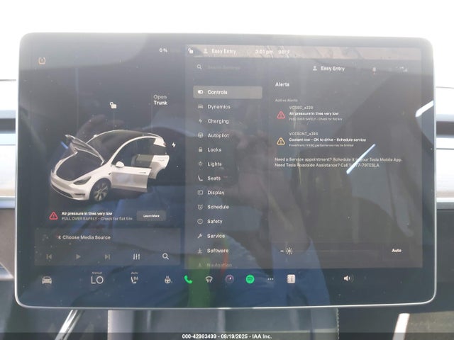 2021 TESLA MODEL Y 5YJYGDEE0MF303779 Photo 6