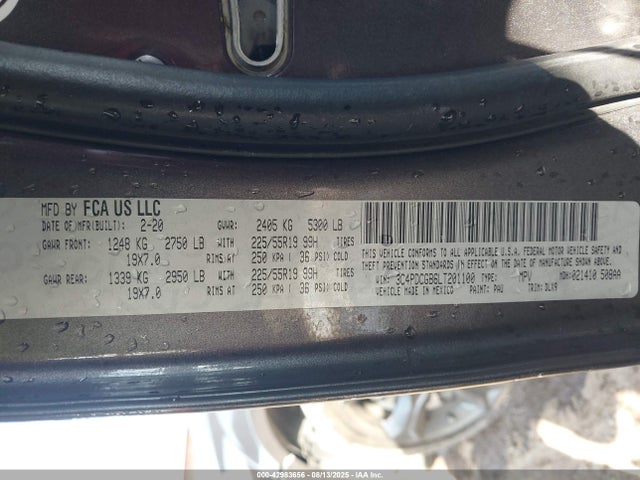 Dodge 2020 2020 3C4PDCGB6LT201100 Image 9