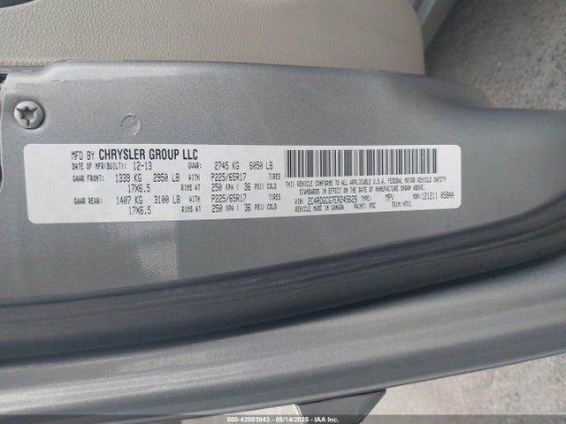 2C4RDGCG7ER245629 Dodge 2014