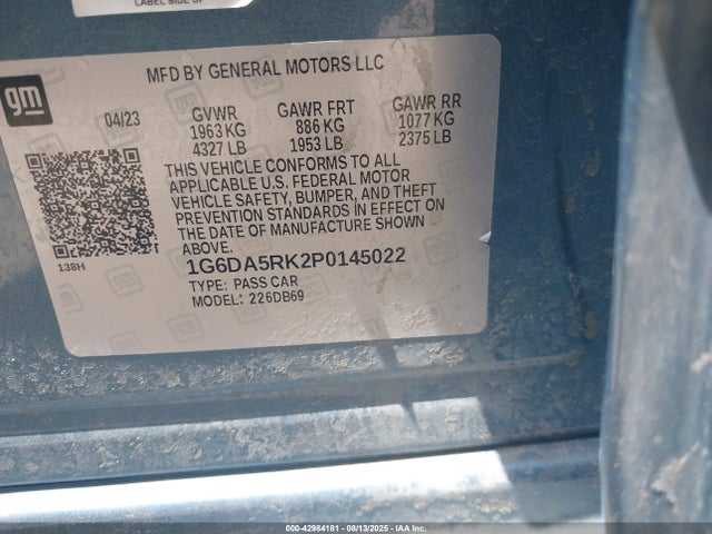 2023 CADILLAC CT4 1G6DA5RK2P0145022 Photo 8