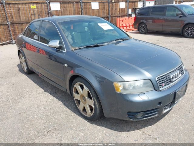 2004 AUDI S4 WAUPL68E24A283152