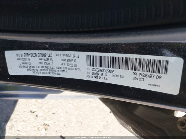 1C3CDZAB7EN154953 Dodge 2014