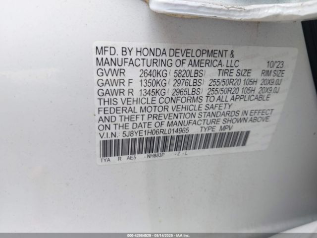2024 ACURA MDX 5J8YE1H06RL014965 Photo 8