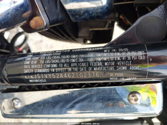 2006 SUZUKI C90 JS1VY52A462102376 Photo 9