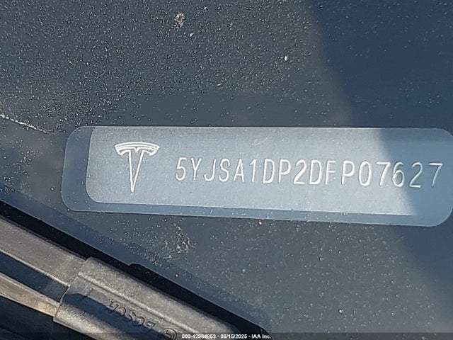 2013 TESLA MODEL S 5YJSA1DP2DFP07627 Photo 8