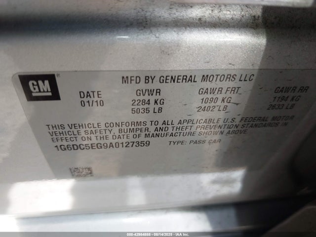 2010 CADILLAC CTS 1G6DC5EG9A0127359 Photo 8