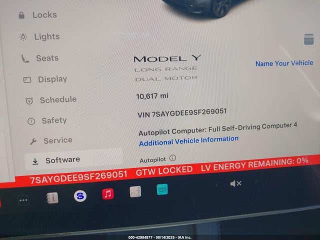 2025 TESLA MODEL Y 7SAYGDEE9SF269051 Photo 6