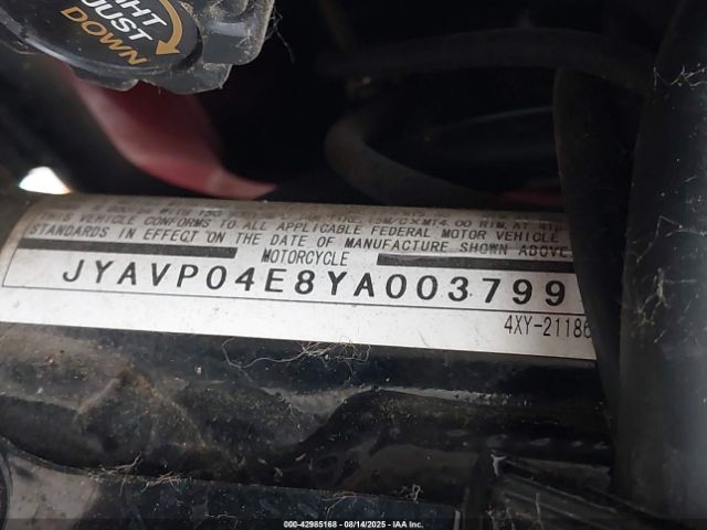 2000 YAMAHA XVZ13 JYAVP04E8YA003799 Photo 9
