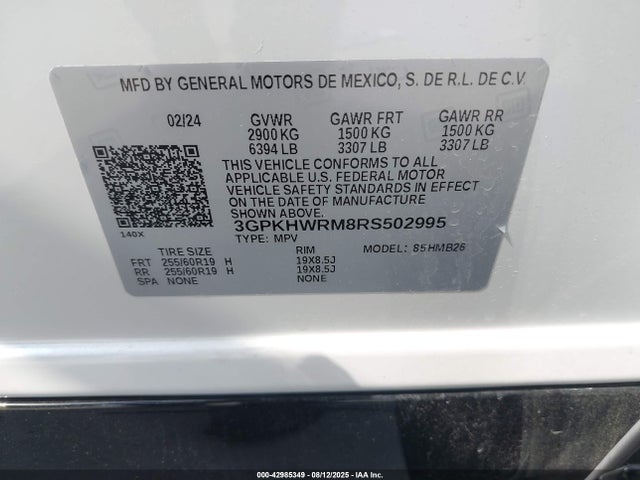 Honda x0b+ec5 2024 3GPKHWRM8RS502995 Image 9