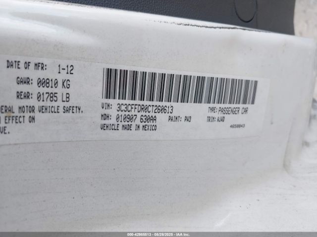 2012 FIAT 500C 3C3CFFDR0CT260613 Photo 8