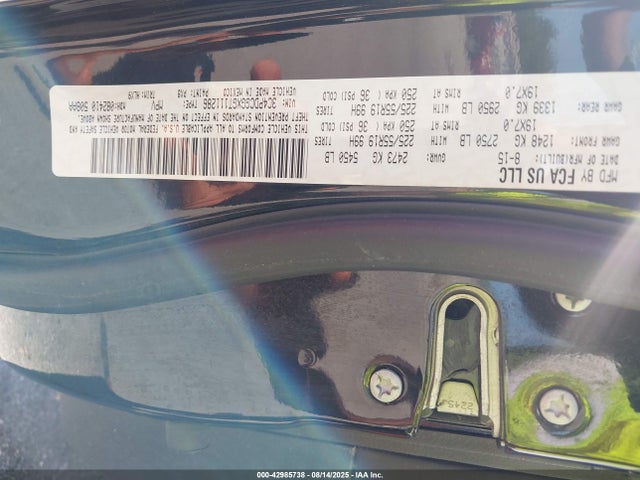 3C4PDCGGXGT111286 Dodge 2016