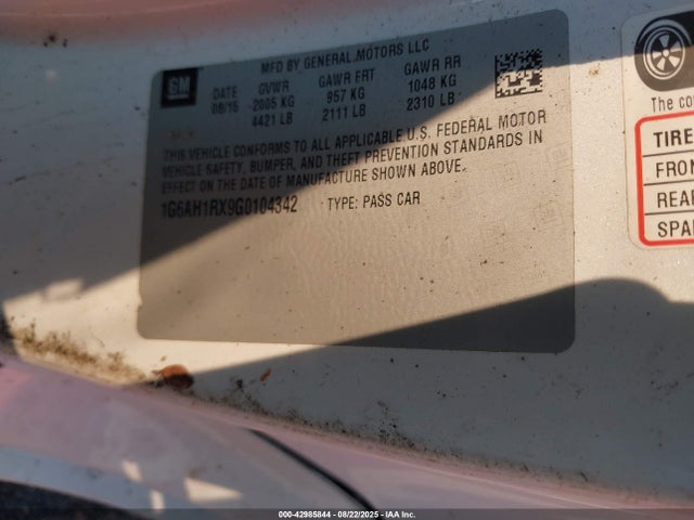 2016 CADILLAC ATS 1G6AH1RX9G0104342 Photo 8