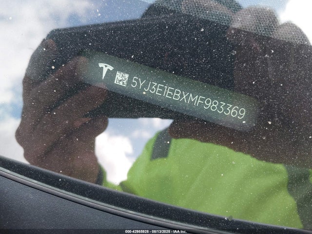 2021 TESLA MODEL 3 5YJ3E1EBXMF983369 Photo 8