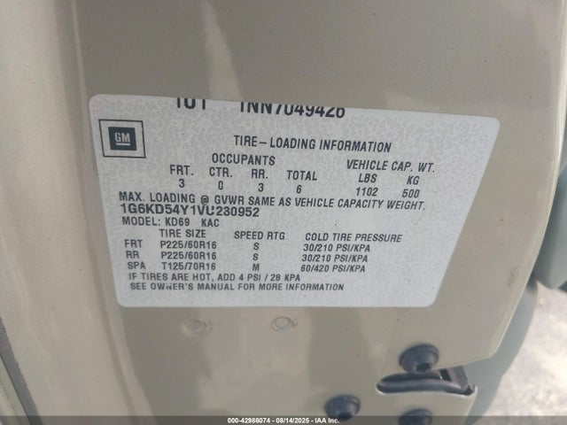 1997 CADILLAC DEVILLE 1G6KD54Y1VU230952 Photo 8