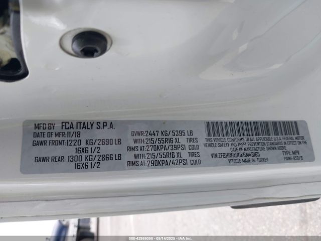2019 RAM PROMASTER CITY ZFBHRFAB0K6M43165 Photo 8