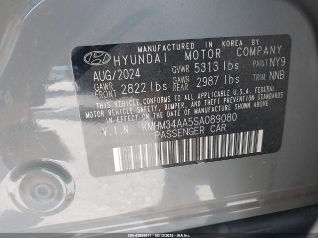 2025 HYUNDAI IONIQ 6 KMHM34AA5SA089080 Photo 8