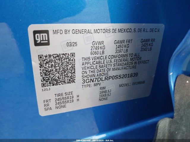 3GN7DLRP0SS201839 Chevrolet x0b+ec3