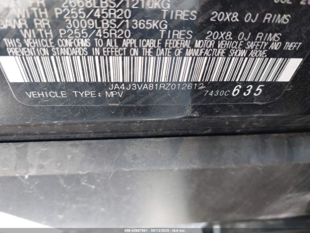 2024 MITSUBISHI OUTLANDER JA4J3VA81RZ012612 Photo 8