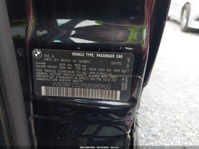 1995 BMW M3 WBSBF0329SEN90900 Photo 8