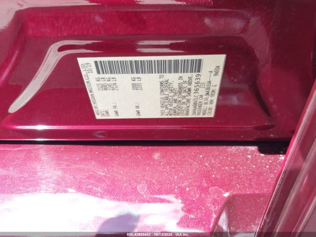 Nissan 2020 2020 1N4AA6BV2LC365639 Image 9