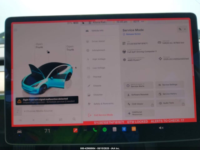 2022 TESLA MODEL 3 5YJ3E1EB7NF181671 Photo 6