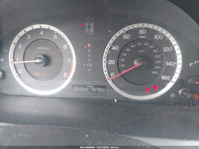 42988990 :رقم المزاد ، 1HGCP26888A032526 vin ، 2008 Honda Accord 2.4 Ex-l مزاد بيع