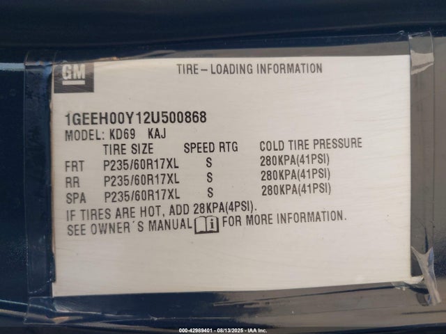 2002 CADILLAC COMMERCIAL CHASSIS 1GEEH00Y12U500868 Photo 8