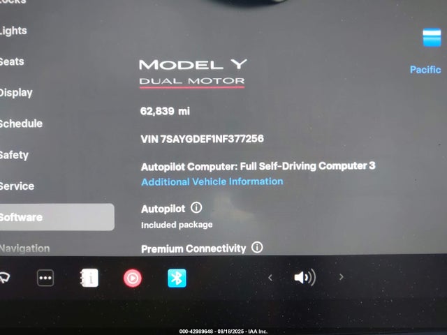 2022 TESLA MODEL Y 7SAYGDEF1NF377256 Photo 6