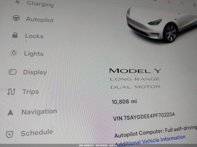 Tesla Model Y 2023 7SAYGDEE4PF702234 Image 7