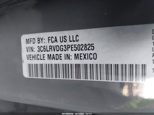 RAM Promaster 2500 2023 3C6LRVDG3PE502825 Image 9