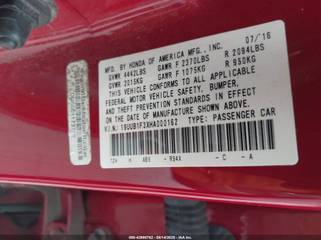 2017 ACURA TLX 19UUB1F3XHA000162 Photo 8