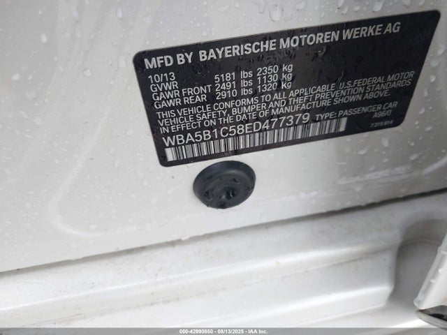 BMW 535 2014 WBA5B1C58ED477379 Image 21