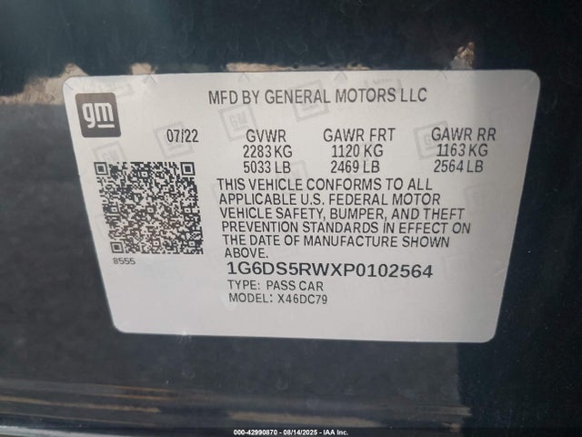 2023 CADILLAC CT5 1G6DS5RWXP0102564 Photo 8