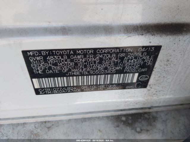 2013 LEXUS GS 350 JTHBE1BL9D5023405 Photo 8