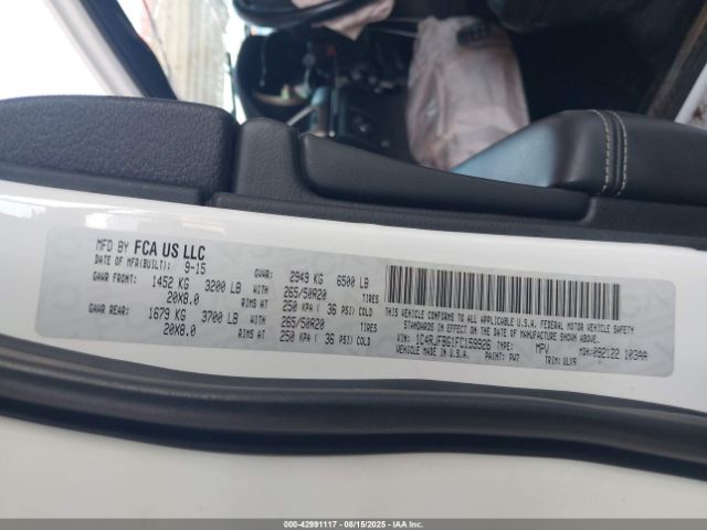 2015 JEEP GRAND CHEROKEE 1C4RJFBG1FC159926 Photo 8