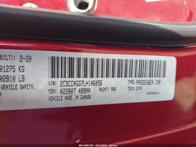 2020 CHRYSLER 300 2C3CCAGG7LH146056 Photo 8