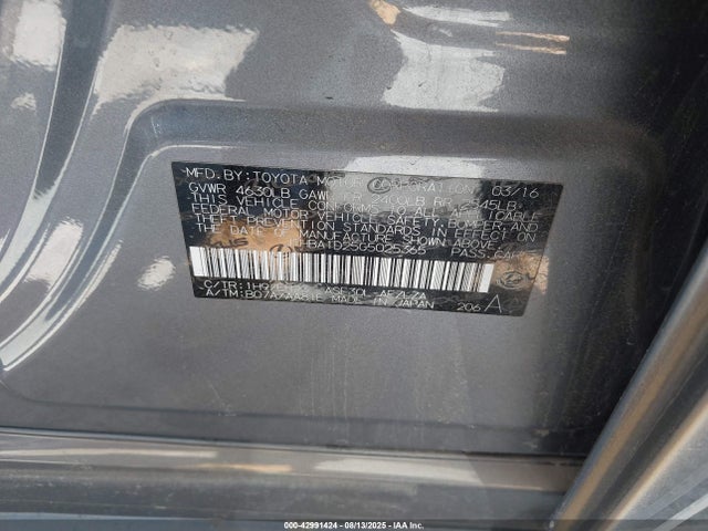Lexus 8ar-fts 2016 JTHBA1D25G5025365 Image 9