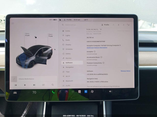 5YJYGDEE9MF097569 Tesla 2021