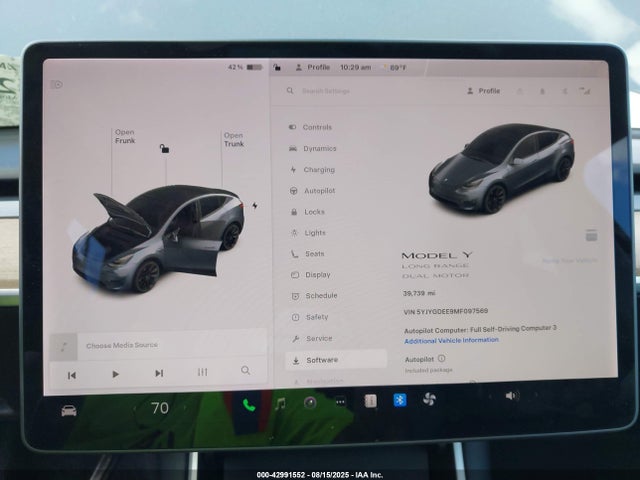 2021 TESLA MODEL Y 5YJYGDEE9MF097569 Photo 6