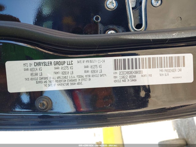 Chrysler 2014 2014 2C3CCABG8EH380393 Image 9