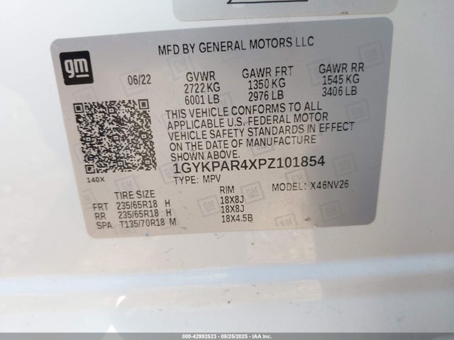 2023 CADILLAC XT6 1GYKPAR4XPZ101854 Photo 8