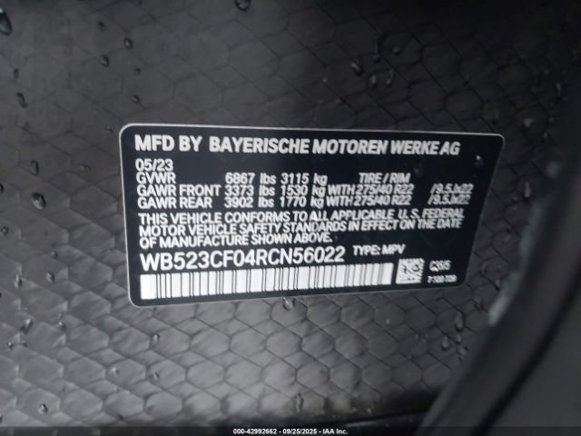 2024 BMW IX WB523CF04RCN56022 Photo 8