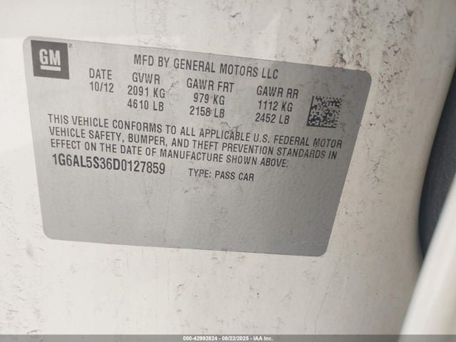 2013 CADILLAC ATS 1G6AL5S36D0127859 Photo 8