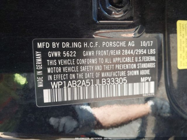 2018 PORSCHE MACAN WP1AB2A51JLB33305 Photo 8