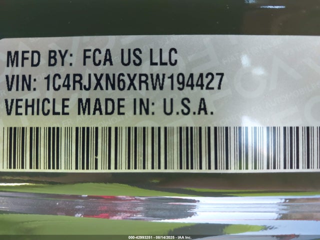 2024 JEEP WRANGLER 4XE 1C4RJXN6XRW194427 Photo 8